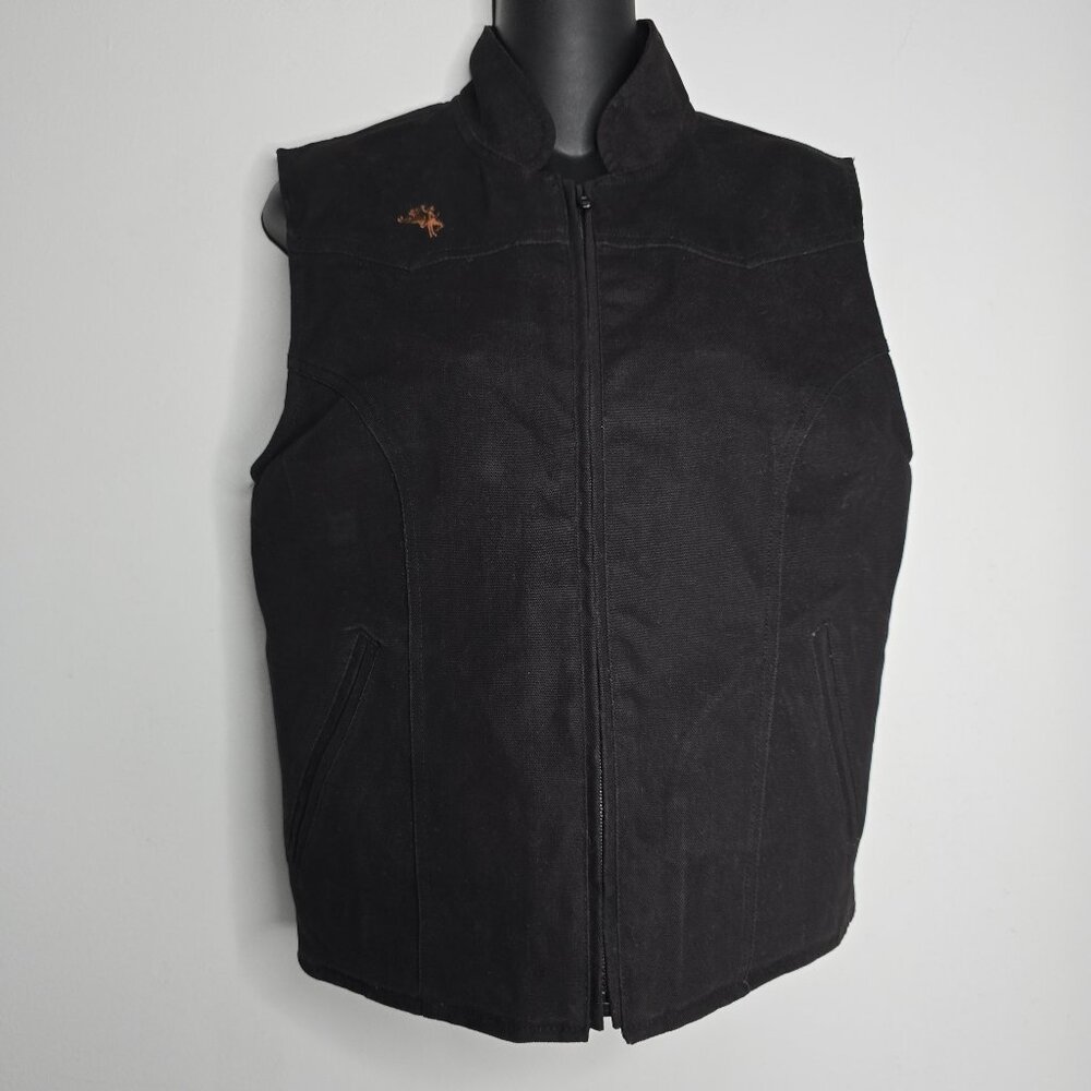 Wyoming Trader Women's Medium Calamity Zip Concealed Carry Western Cowgirl Vest‎